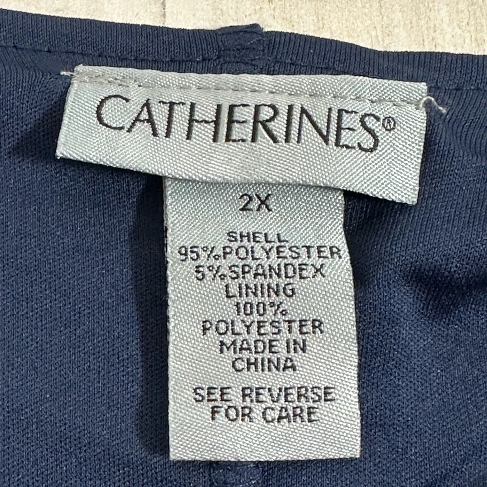 Women’s Catherine’s plus size blouse SZ 2X kaftan style W/ attached camisole - Picture 6 of 12